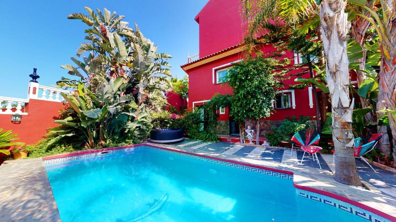 Majestic Villa By The Beach Heated Private Pool & Jacuzzi Benalmádena Esterno foto
